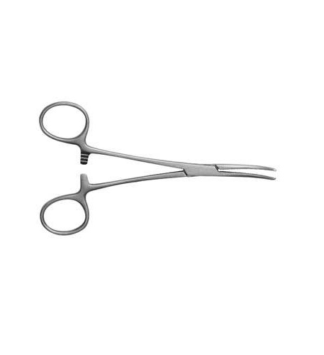 Crile-Baby Forceps, Extra Delicate, 5 1/2" (14.0 Cm), Curved